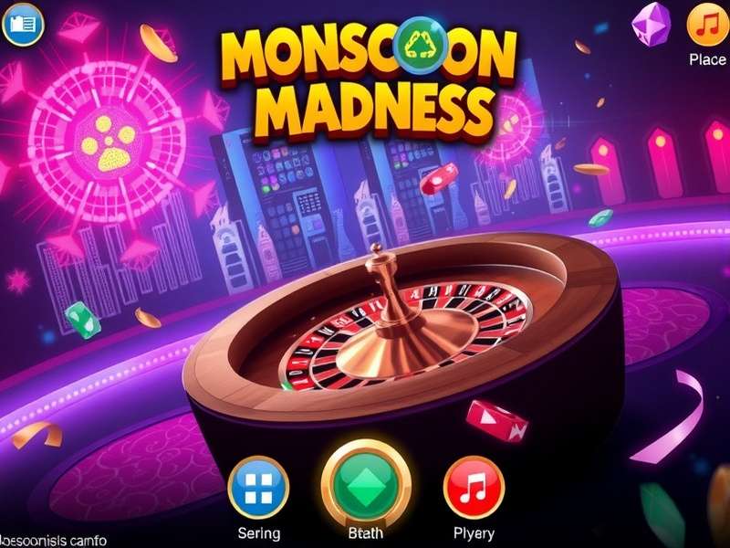 Monsoon Roulette Madness Game Interface